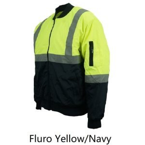 HL11469M High-Vis Flying Jacket With Reflective Tape