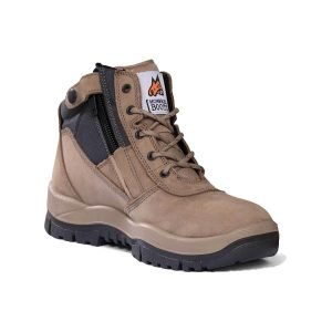 MONGREL ZIPSIDER NON-SAFETY SOFT TOE WORK BOOTS