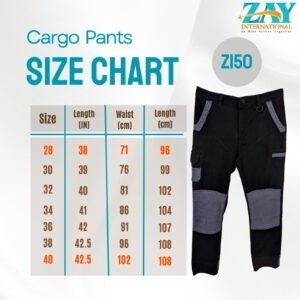 Mens Cargo Pants Work Trousers Cotton Drill 8 Pockets 4 Color Heavy Duty Style