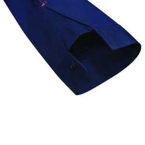HI VIS CLOSED FRONT COTTON DRILL REFLECTIVE SHIRT WITH SEMI GUSSET SLEEVES