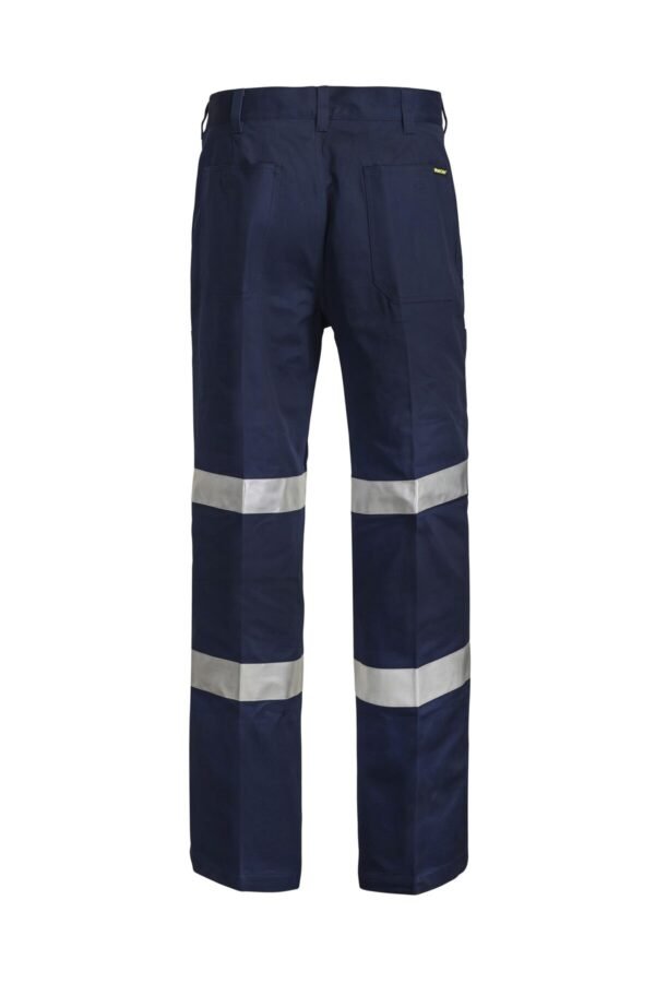 REFLECTIVE SINGLE PLEAT COTTON DRILL TROUSER - Image 4