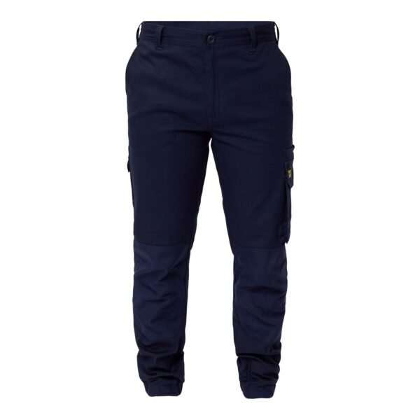 STRETCH CARGO PANTS WITH ELASTICISED HEM - Image 5