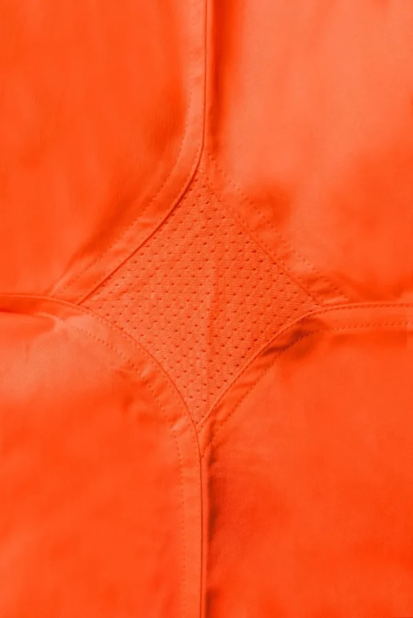 LIGHTWEIGHT HI VIS CLOSED FRONT VENTED COTTON DRILL SHIRT WITH SEMI GUSSET SLEEVES - Image 5