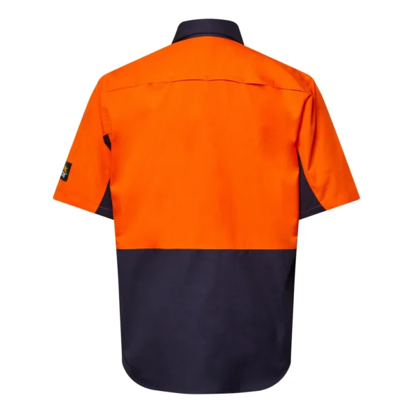 HI VIS SHORT SLEEVE VENTED RIPSTOP SHIRT - Image 3