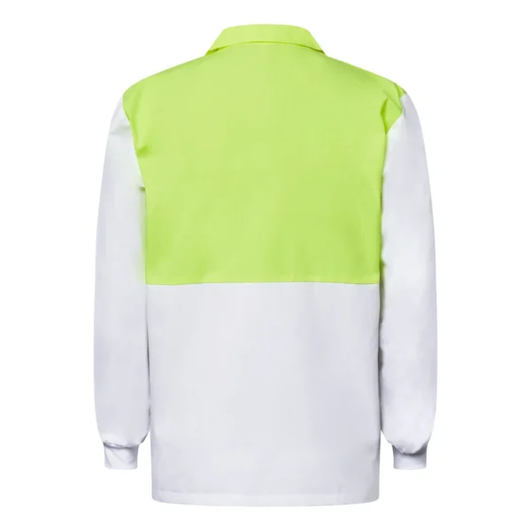 LONG SLEEVE FOOD INDUSTRY JACSHIRT WITH MODESTY INSERT - Image 3