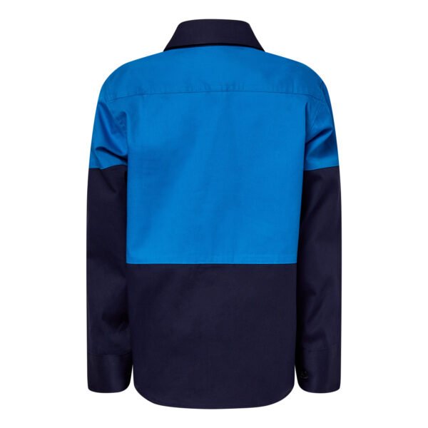 KIDS LIGHTWEIGHT LONG SLEEVE COTTON DRILL SHIRT - Image 4