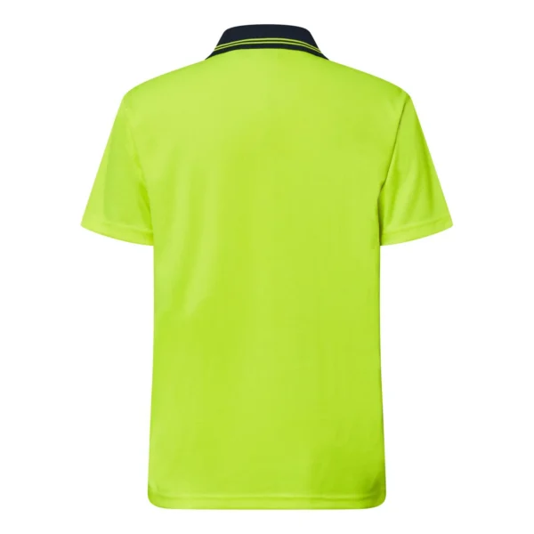 HI VIS SHORT SLEEVE MICROMESH POLO WITH POCKET - Image 6