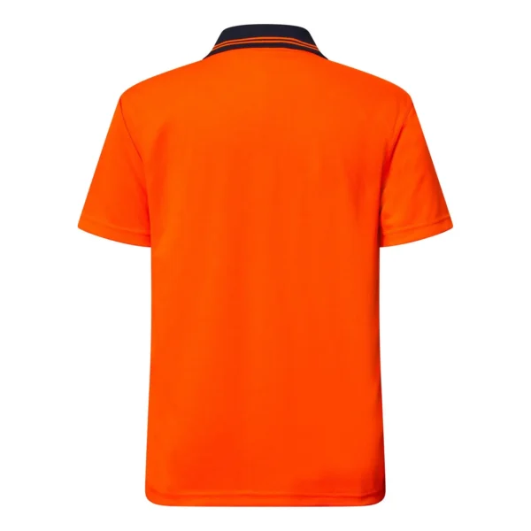 HI VIS SHORT SLEEVE MICROMESH POLO WITH POCKET - Image 5