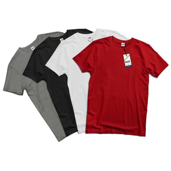 Zay Adult 100% Cotton T-Shirt Unisex Men's Basic Plain Blank Crew Tee Tops