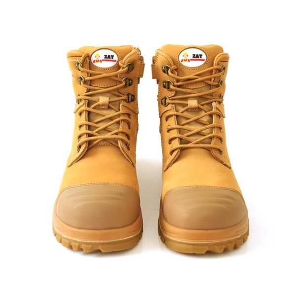 ZAY WORKWEAR Steel Toe Work Boots - Durable, Comfortable Safety Boots for Mens