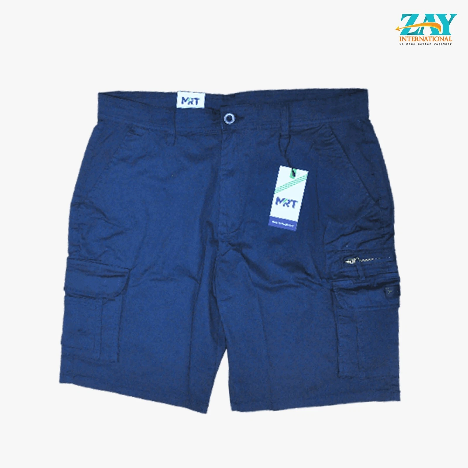 Multi Pocket ZAY Workwear Men's Cargo Shorts Cotton Spandex 280GSM Heavy Duty - Image 5