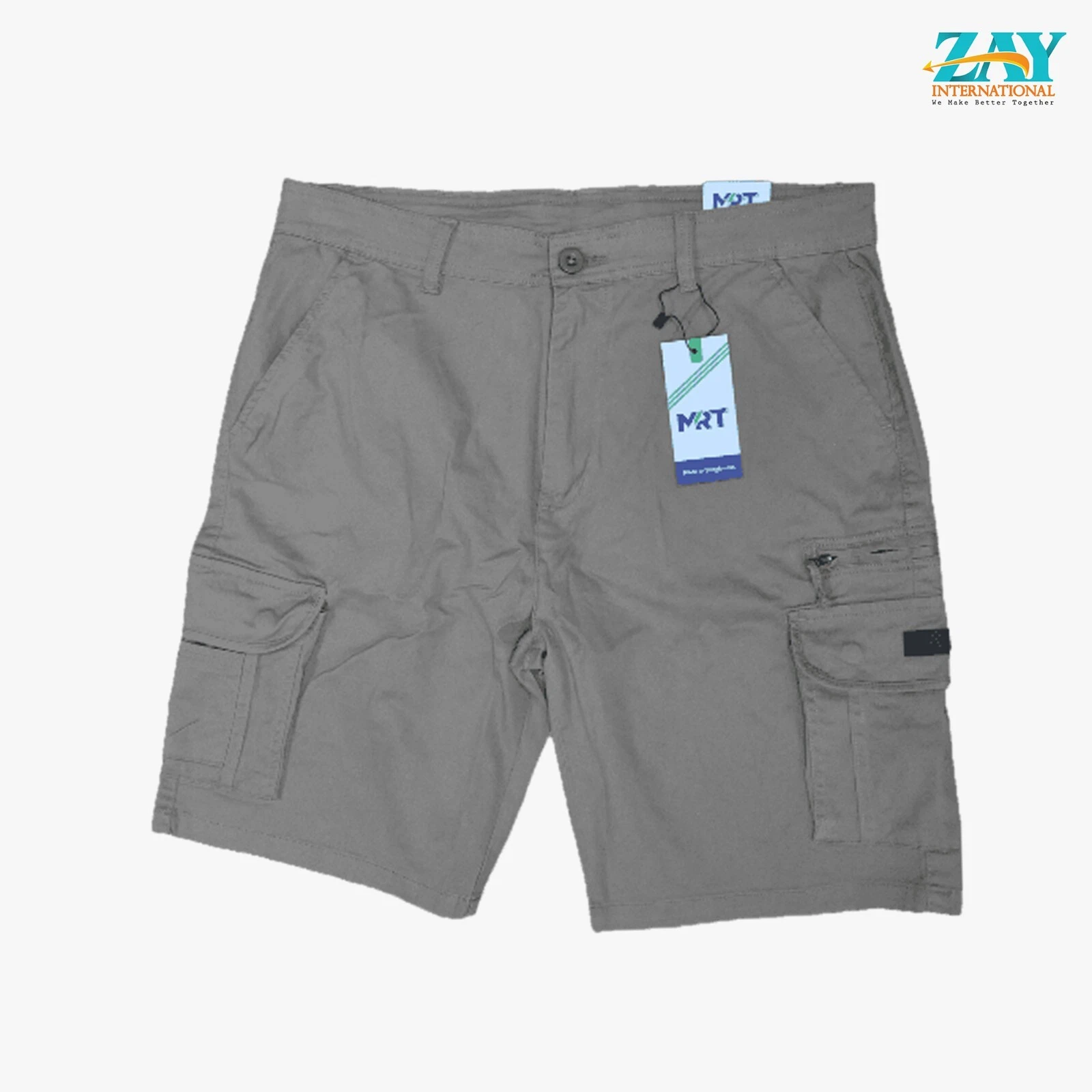 Multi Pocket ZAY Workwear Men's Cargo Shorts Cotton Spandex 280GSM Heavy Duty - Image 3