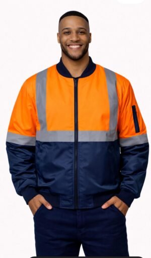 HI VIS JACKET WITH TAPE