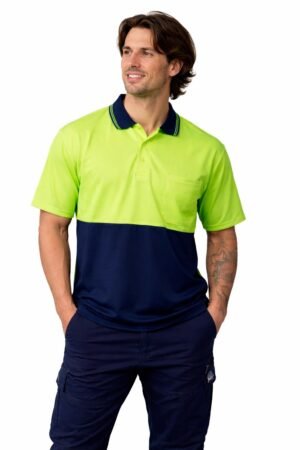 HI VIS TRADITIONAL POLO SHIRT