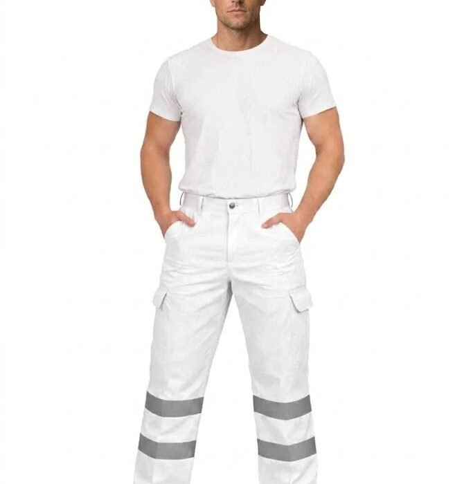 Men’s Cargo Work Pants with Reflective Tape,1108