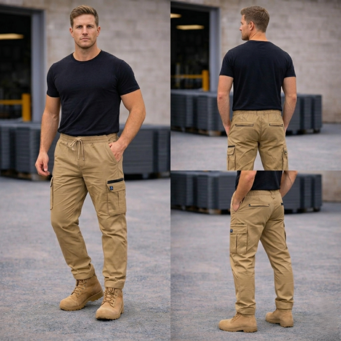 Classic Stretch Cotton Work Pants