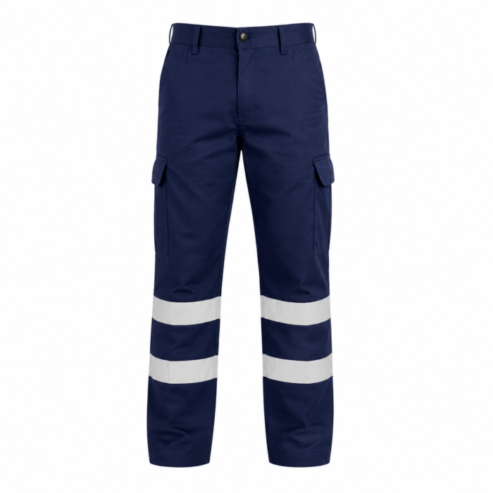 Men’s Cargo Work Pants with Reflective Tape