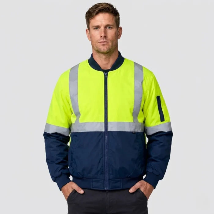 HI VIS JACKET WITH TAPE