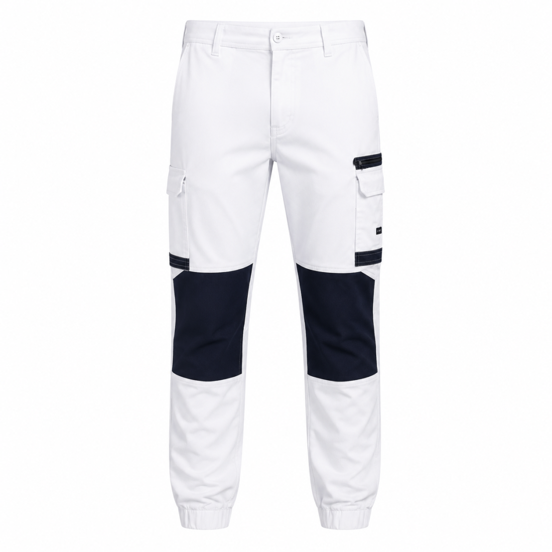 Men's Cargo Cotton Drill Work Pants UPF 50+ Pockets Tradies Workwear Trousers