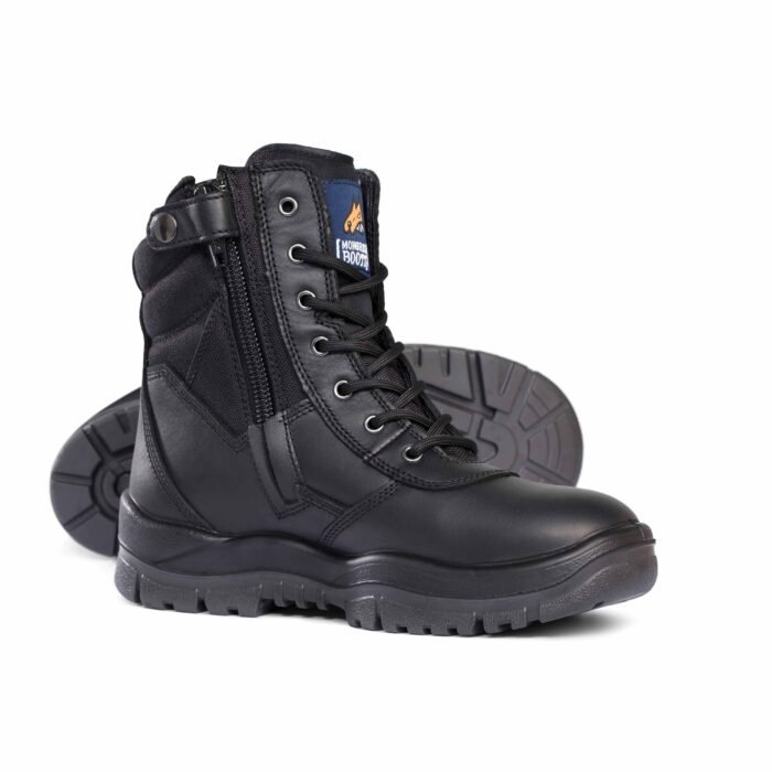 Non-Safety High Leg Zipsider Work Boots Comfortable Everyday Footwear  Model 951