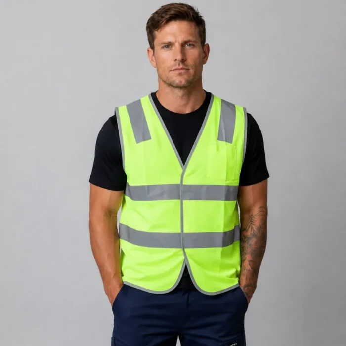 Standard Hi-Vis Safety Vest with Reflective Tape