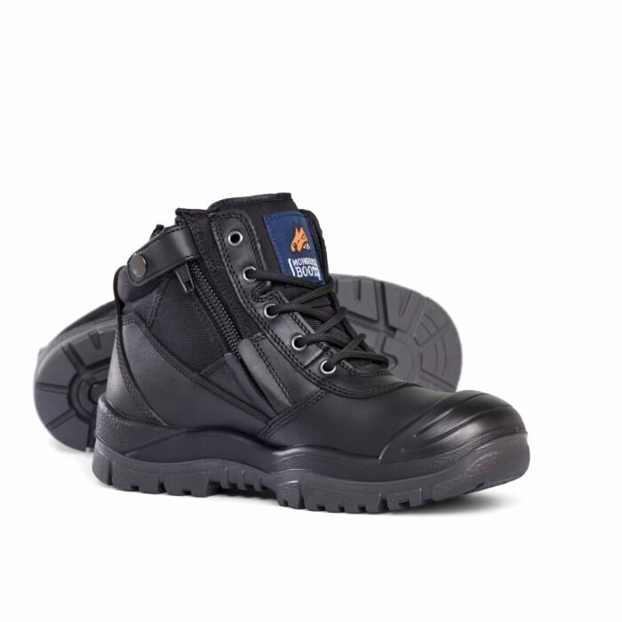 Zipsider Safety Work Boots with Scuff Cap Steel Toe Protection  Model 461