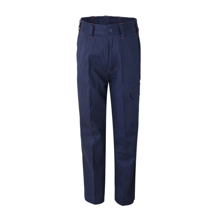 Kids Midweight Cotton Cargo Work Pant