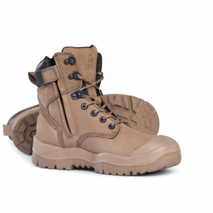 High Leg Zipsider Safety Boot with Scuff Cap - Style 561