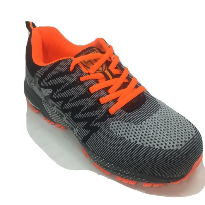 TOUGHMATE Sporting Style Steel Toe Work Shoes - Leopard Grey