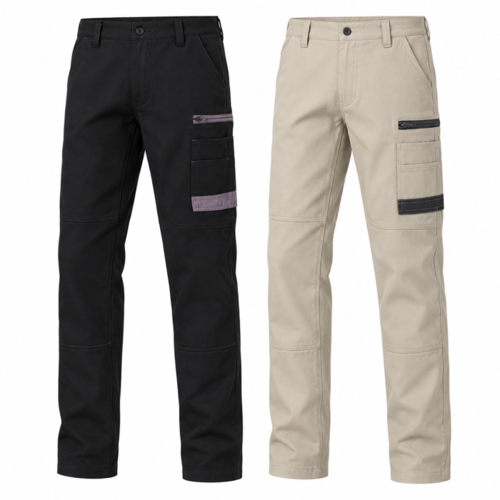 Tradies Heavy Duty Cotton Drill Canvas Cargo Work Pants 28-40 INCH